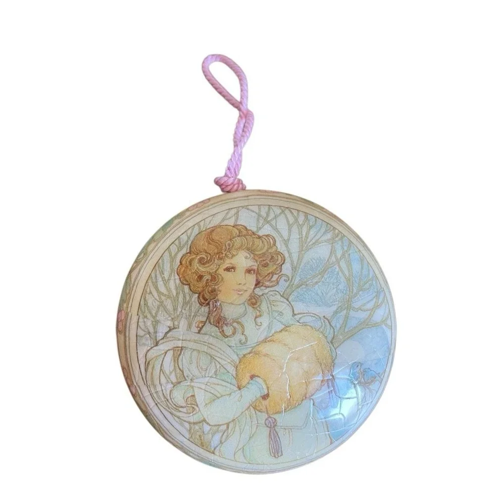 Victorian Lady by Barry Patch Reflections Decoupage‎ Hanging Ornament Holiday